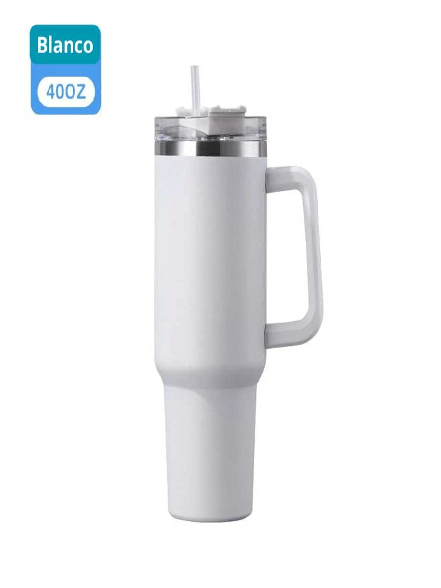 Stainless Steel Container Thermal Cup With Handle 40oz - 白色的 - 查看 1