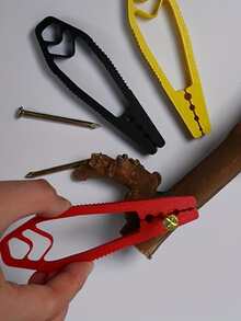 Plastic Nail Clippers, Nail Fixers To Protect Fingers, And Nail & Screw Driving Pliers; Handtools For Furniture Repair - Multicolor - View 6