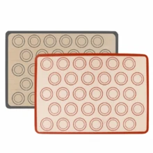 2pcs Silicone Non-Stick Baking Mat, Reusable Oven Baking Liner, Easy To Clean, Thickened, Macaron Silicone Pad, Baking Tool For Cookies, Macarons, Bread, Pastries, Kitchen Essential, Silicone Baking Mat - Multicolor - View 13