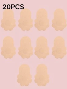 20/10片装 8厘米一次性提胸贴：采用无纺布制成，可防止胸部下垂，提拉胸部，并遮盖乳头。特别适合胸部丰满的女性，打造性感造型，防止走光，避免尴尬。 - 彩色 - 查看 11