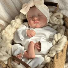 Realistic Silicone Reborn Baby Doll - Can Be Bathed - On - Champagne - View 4