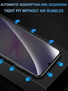 5pcs Tempered Glass Screen Protector Compatible With Samsung Series, Black Frame Design, Anti-Spy, Anti-Shatter, Anti-Oil, Anti-Scratch, HD Display, Smooth Touch, Ultra-Thin 35° Privacy Protection, Precise Fit, Easy Installation, Bubble-Free, Super Clear Mobile Phone Accessories Screen Protection Essentials, Applicable To Daily Shield, Office, Home Daily Shield Office Home Phone Screen Protector Privacy Screen Protector Waterproof Shockproof Anti-Fall Scratch Resistant - Black - View 6