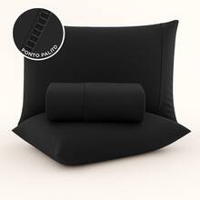 Single | Double | Queen Sheet Set With Hemstitching – A Touch Of Comfort And Refinement - Black - View 2
