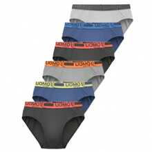 NAKLOE - 6 PACK - Men's Briefs - Men's Underwear - Men's Briefs - Men's Briefs - Seamless Underwear - Men's Seamless Briefs - Men's Briefs - Seamless Briefs - Breathable Underwear - For Everyday Use - 品種 - 查看 6