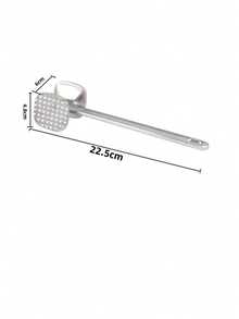 1pc Square Meat Tenderizer, Steak Hammer, Home Meat Tenderizer, Beef Pounder, Double-Sided Meat Mallet - Multicolor - View 5