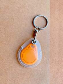 1 pieza Portacards transparente mate con llavero, adecuado para tarjeta de identificación, tarjeta IC, tarjeta de acceso, etc.; Set de 2 piezas de Portacards transparente mate (con llavero) - multicolor - Ver 10