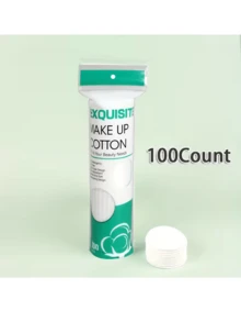 300/100 piezas Almohadillas de algodón desmaquillantes naturales, textura suave, toallitas húmedas con baja alergia - Multicolor - Ver 7