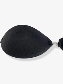 2片加厚隐形聚拢文胸，女士无背无肩带文胸，无缝自粘硅胶胸贴，适合搭配婚纱，可重复使用，四季通用隐形无背文胸 - 彩色 - 查看 8