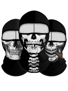 1/2 chiếc khẩu trang in hình đầu lâu unisex, mũ đi xe đạp, mũ che nắng cho đạp xe, leo núi, đi bộ đường dài, dự tiệc. - O - Xem 10