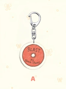 1个亚克力卡通娜娜钥匙扣，可爱草莓玻璃/707钥匙形状和黑色石头元素，Y2K原宿创意背包挂件，手机和汽车配件，包包挂饰粉丝礼物 - 彩色 - 查看 17