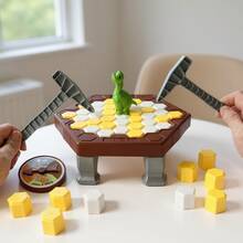 Dinosaur Rescue Ice Cube Toys | Ice Cube Crush And Smash Game | Interactive Party/Family Toys | High-Quality Plastic Material - Yellow - View 1