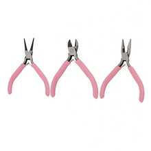 3pcs/1pc Precision Jewelry Pliers Set - Diagonal Pliers + Round Nose Pliers + Pointed Nose Pliers, Multi-Function Precision Pliers (With Wire Stripping Function, Handmade Jewelry Making, Beading And Flat Wire Processing Tools), Suitable For DIY Crafting And Repair - Pink - View 14