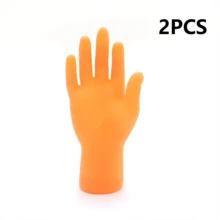 2/10pcs Random Color And Style Mini Rubber Finger Puppets - Realistic Cute Finger Toys - Puppet Show Prank Party Favors - Pet Cat Interactive Toys - Office Stress Relief Prank Gifts - Multicolor - View 16