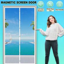 AIYYIPA [2D Mosquito Net Curtain] With Magnetic Closure Mesh Screen, Durable Polyester Netting, Summer Mosquito Proof For Bedroom, Balcony And Kitchen, Elegant Indoor Decor, Insect Barrier - 1PC - View 2