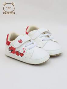 RABEISIR 婴幼儿运动鞋，螃蟹图案白色运动鞋，春秋季 - 白色 - 查看 8