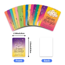 Gratitude Journal Prompt Cards - 18 Gentle Reminders To "Nurture" & "Receive", Healing Tool For Anxiety Relief, Happiness Practice & Emotional Well-Being,Inspirational Cards - 18Pcs - View 11