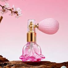1个可填充闪粉香水喷雾瓶，带气泵（DIY填充瓶），按压式喷雾香水瓶，便携式旅行珍珠妆容喷雾，方便携带，节日礼物 - 彩色 - 查看 1