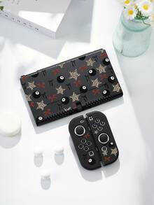 1pc Leopard Print, Star, Bow Knot, 8-Ball Pattern Switch Protective Case, Suitable For New Switch2 (2025) Console, Switch OLED, Switch2 Gen Accessories, Game Console Storage Bag, Best Gift For Switch Players - Multicolor - View 14