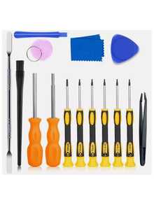 15-In-1 Professional Repair Tool Set Including Screwdriver Compatible With Switch, New 3DS, 2DS XL, NES, SNES, NDS, NDSL, DS Lite, GBA, GameCube Maintenance - 15 Items - View 2