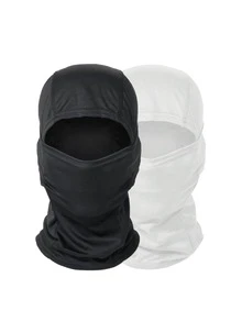 1/2/3pcs Unisex Balaclava Face Mask, Suitable For Daily Use, Motorcycle Lining, Cycling, Skiing, Hiking - Multicolor - View 14