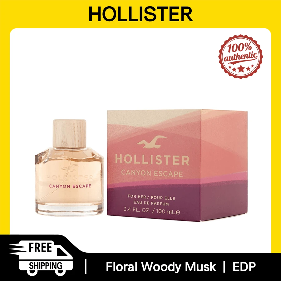 Hollister Canyon Escape Women Eau De Parfum Spray 100ml Woody