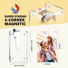 Pionowy klips do zdjęć na osłonie przeciwsłonecznej (nadaje się do filmów), spersonalizowane zdjęcia DIY, dekoracja samochodu, zdjęcia par, przechowywanie ramek na pamiątkowe zdjęcia zwierząt - A - Zobacz 4