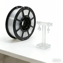 1公斤（2.2磅）PETG 1.75毫米3D打印耗材，两种颜色可选 | 高精度、高耐久性，长度330米 | 兼容大多数FDM 3D打印机和笔，适用于DIY模型和原型制作 | 附着力强 - 质地光滑，光泽度高，尺寸精度±0.02毫米 - 單件 - 查看 14