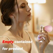 1pc Refillable Glitter Powder Perfume Spray Bottle With Butterfly Decor, Pump Spray Perfume Bottle For DIY Refill, Portable Pearlescent Makeup Mist, Convenient For Travel, Ideal Gift - Multicolor - View 7