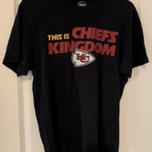 47 Mens M Black KC Chief This Is Chief Kingdom SS T-Shirt Super L NFLBowl - 黑色 - 查看 1