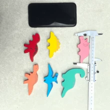 Wooden Dinosaur Stacking High Tower Building Blocks Toy, Balance & Focus Training Game Toy, Parent-Child Interactive Party Game Toy, Suitable For 2-5 Years Old Children, Holiday Gift - Multicolor - View 4