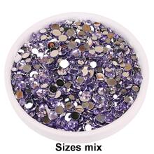 2mm-6mm Mixed Size, 2000pcs/Pack, Multi-Color, Flat Back Round Crystal Rhinestone Gems, DIY Nail Art Stones, Diamond Design Accessories, Glitter Nail Stickers Decor, Suitable For Phone Cases, Clothes, Bags, Shoes, Crafts. Nail Art Supplies, Nail Decorations. - Multicolor - View 27