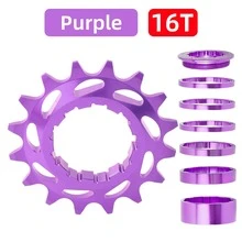 VXM 单速链条张紧器，16T/18T 飞轮张紧器，适用于单速山地自行车 - 彩色 - 查看 11