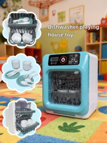 儿童玩具熨斗，带灯光音效的过家家玩具，模拟熨烫衣服的过程，角色扮演缝纫游戏，男孩女孩益智玩具，节日生日礼物，迷你逼真家用电器玩具，婴儿玩具，女孩玩具，儿童游戏，幼儿玩具 - 彩色 - 查看 4