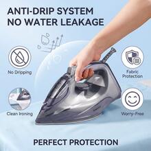 SOKANY 2071 Steam Iron, Handheld Dry & Wet Ironing Machine, Ceramic Soleplate For Quick Wrinkle Removal - Dusty Purple - View 5