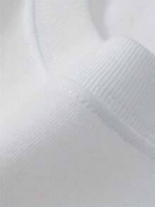 GRDR Men's Fashionable Printed Loose Short Sleeve T-Shirt | Exquisite Design | Summer Essential | Easy To Match | Showcase Your Style - White - View 3