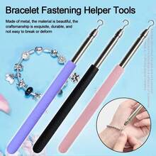 Help Wear Bracelet Tool Partner Jewelry Helper Fastening Aid Quickly Unfasten Hooking Equipment Pliers Clasps Ties Zipper Craft Bracelet Helper, Bracelet Auxiliary Tool,Stainless Steel Bracelet Fastener Helper - Bracelet Aid - View 6