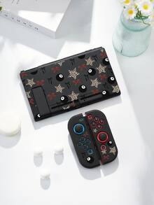 1pc Leopard Print, Star, Bow Knot, 8-Ball Pattern Switch Protective Case, Suitable For New Switch2 (2025) Console, Switch OLED, Switch2 Gen Accessories, Game Console Storage Bag, Best Gift For Switch Players - Multicolor - View 12