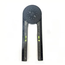 1 件装带激光水平仪的斜角规 - 高精度 360° 内外角测量，符合人体工程学设计，适用于木工、水管工和建筑行业 - 彩色 - 查看 7