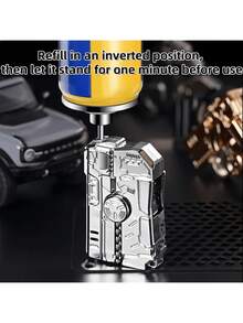 Multi-Functional Foldable Windproof Lighter, Creative Shaped Lighter, , Decompression Loading, Gift-Ready Box, Cool Butane Lighters For Men (No Gas) - 顏色隨機. - 查看 9