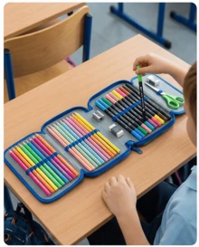 Estuche Auto Carreras 59 Pzas ️ - Set Arte Completo Niños - Conjuntos - Ver 5