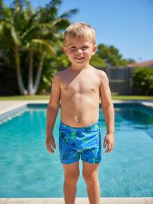 Lavin Basic Kids' Swim Trunks, UV Protection, Quick Dry, Sizes 4 To 16 - Fondo del mar - Ver 3