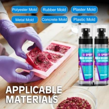 240ml/120ml Mold Release Spray, Silicone Mold Release Spray, Water Based Fast Drying Odorles Non-Stick Suitable For Demolding Candles, Plaster, Soap And Epoxy Resin From Plastic, Plaster, Metal Various Molds. - 120ml - View 3
