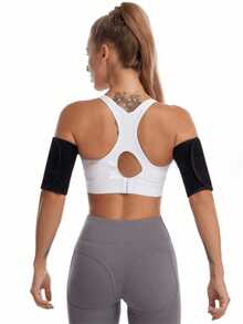 1 par de mangas de sudor para mujer - Moldeador de brazos de sauna para mejorar el efecto de sudoración para mejores resultados de adelgazamiento - Multicolor - Ver 5