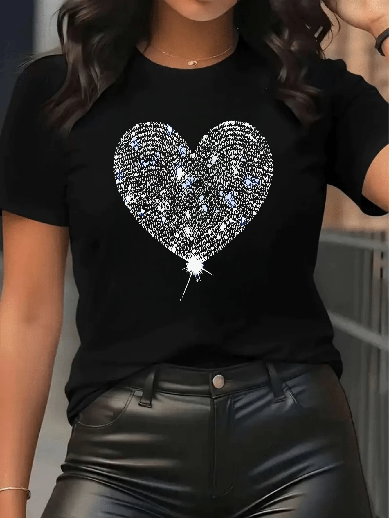 Men Outdoor Tees & Tanks - Black - View 1