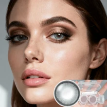 39 Pairs Of Colored Contact Lens, Offering Various Color Options. Equipped With A Contact Lens Case And Wearing Tools, Suitable For Year-Round Use, For Eye Makeup, Role-Playing, Festival Event Dressing, Halloween Costume Cosplay, Etc. - 彩色 - 查看 33