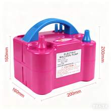 Bomba de Aire Eléctrica, Bomba para Inflar Albercas , Inflar y Desinflar Rápidamente, 2 en 1 Air Pump Adaptador de Corriente, AC 110V para Sofá Inflable, albercas inflables, Juguetes Inflables,Bombas Desinfladoras Portátiles ,Bomba de Aire Eléctrica - Rosa - Ver 6