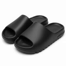 Comfortable Cloud Flip-Flops With Non-Slip Sole – Lightweight, Soft, And Ideal For Everyday Use, Home, Beach, And Pool. - Negro - Ver 1