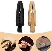 Wooden Ring Clamp, Wooden Line Clamp, Repair Tools, Circle Clamp, Carved Jewelry Making Tools, Ring Fixing Clamp, Handcraft Tools For Jewelry Making, Inlay, Carving, Repair - Multicolor - View 8