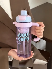 1个高品质316不锈钢保温水瓶，大容量，简约设计，便携 - 彩色 - 查看 14