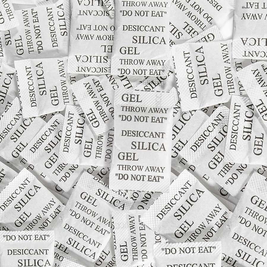 Silica Gel Desiccant,Moisture-Proof,Mold-Preventing And Dehumidifying Agent,Humidity Control,Closet & Household Dehumidifier,Suitable For Various Moisture-Proof And Humidity-Control Scenarios Such As Home Use,Storage And Travel(1/2/5g) - Multicolor - View 1